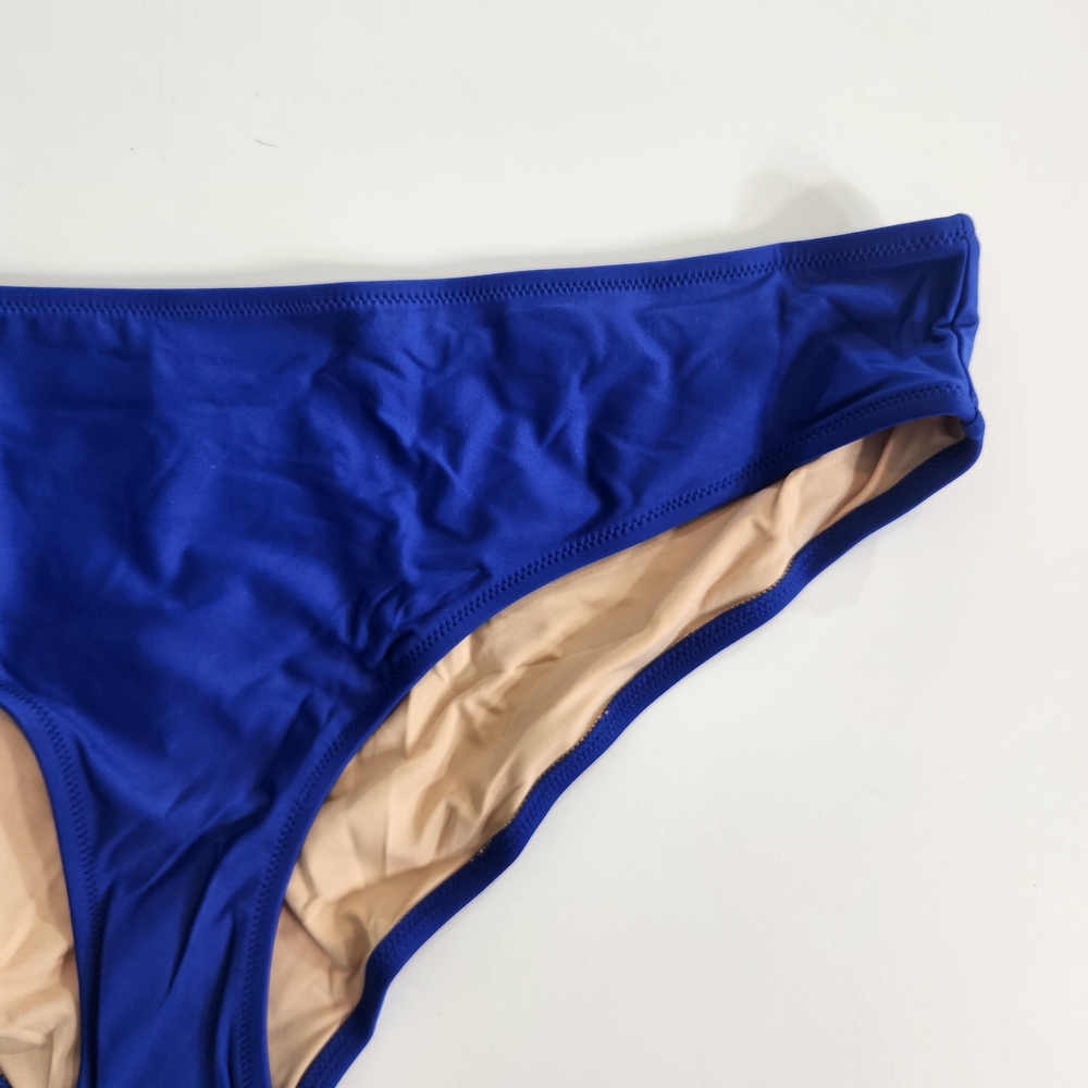 J Crew Women's Swimwear Size XL Hipster Bikini Tactel Surf Bottom Blue 58 - Picture 3 of 6